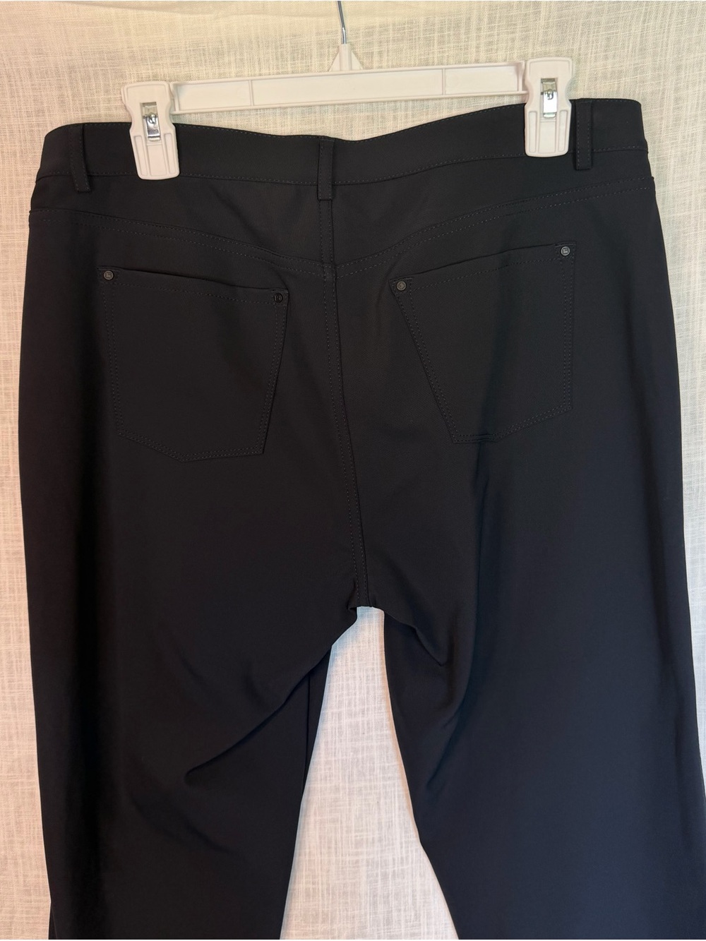 Lafayette 148 New York Mercer Slim Stretch Ankle Pants Ink (Navy) NWT Size 10 - Picture 9 of 13